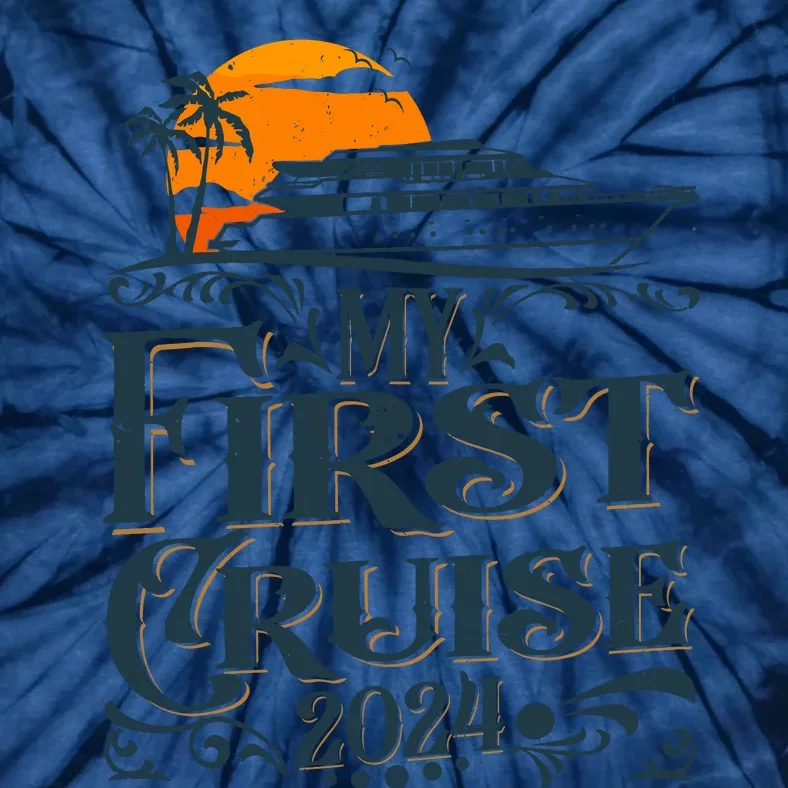 My First Cruise 2024 Family Vacation Cruise Ship Travel Tie-Dye T-Shirt