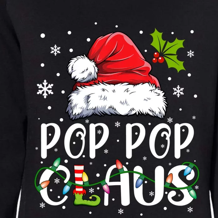 Matching Family Christmas Santa Pop Pop Claus Xmas Pajamas Gift Womens California Wash Sweatshirt