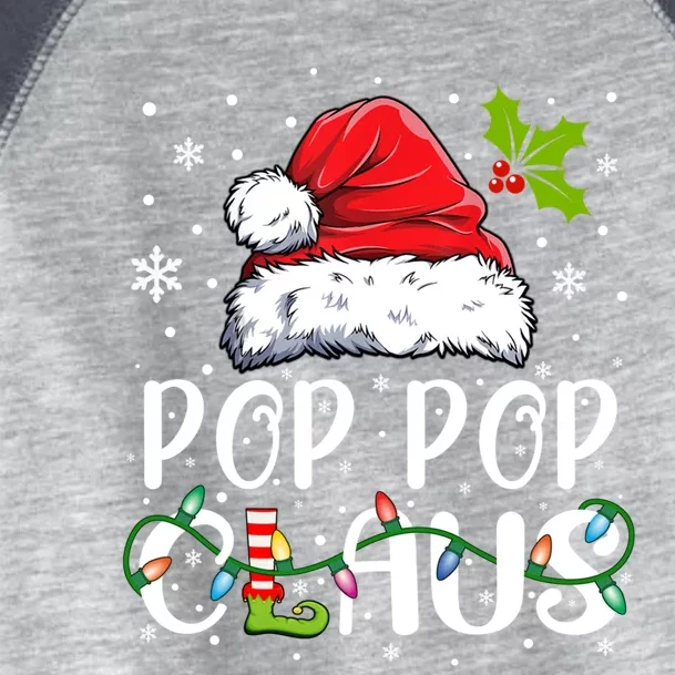 Matching Family Christmas Santa Pop Pop Claus Xmas Pajamas Gift Toddler Fine Jersey T-Shirt