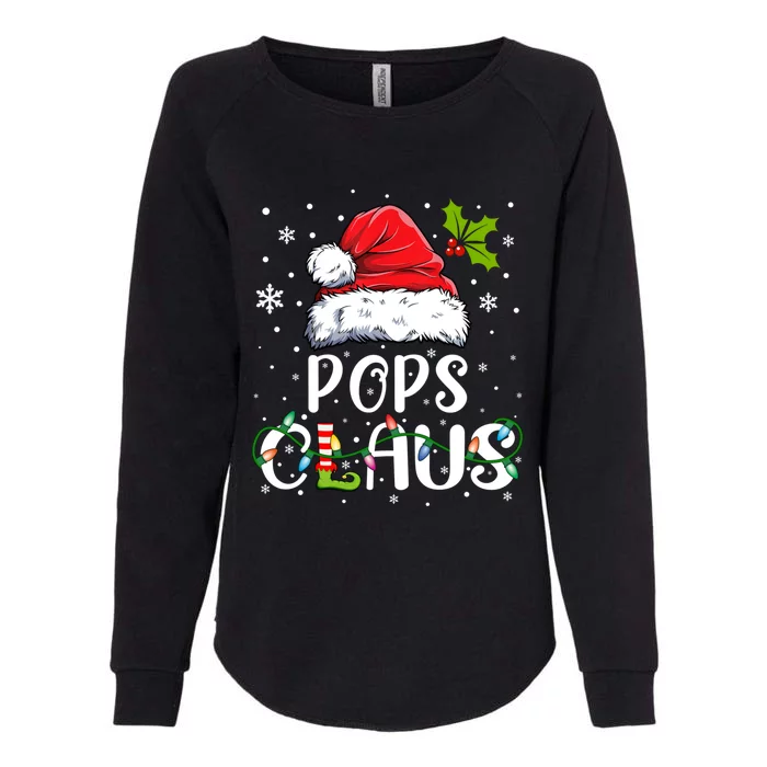 Matching Family Christmas Santa Pops Claus Xmas Pajamas Gift Womens California Wash Sweatshirt