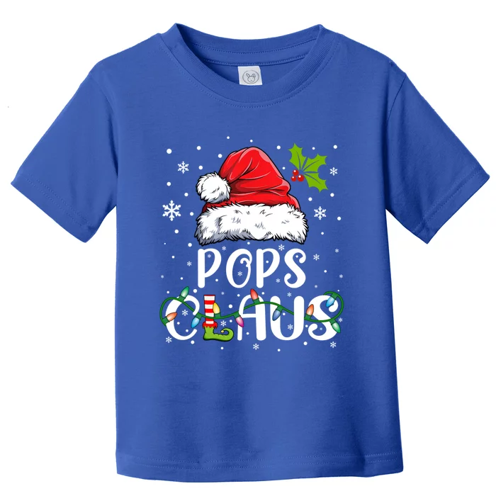 Matching Family Christmas Santa Pops Claus Xmas Pajamas Gift Toddler T-Shirt