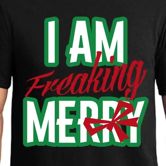 Matching Family Christmas Funny Costume I Am Freaking Merry Gift Pajama Set