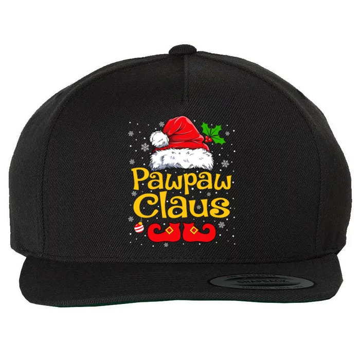 Matching Family Christmas Santa Hat Xmas Funny Pawpaw Claus Wool Snapback Cap