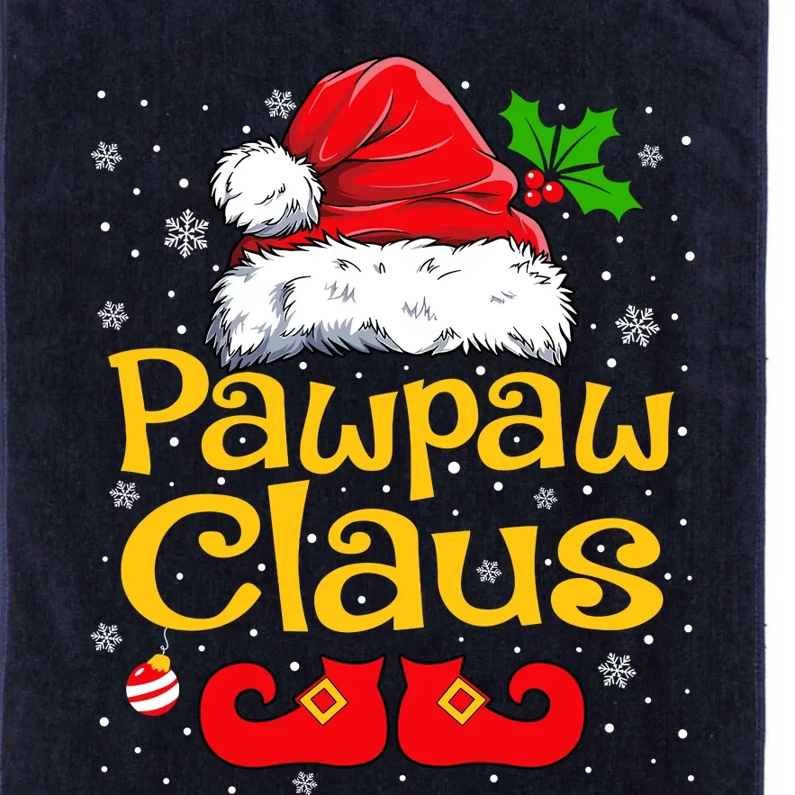 Matching Family Christmas Santa Hat Xmas Funny Pawpaw Claus Platinum Collection Golf Towel