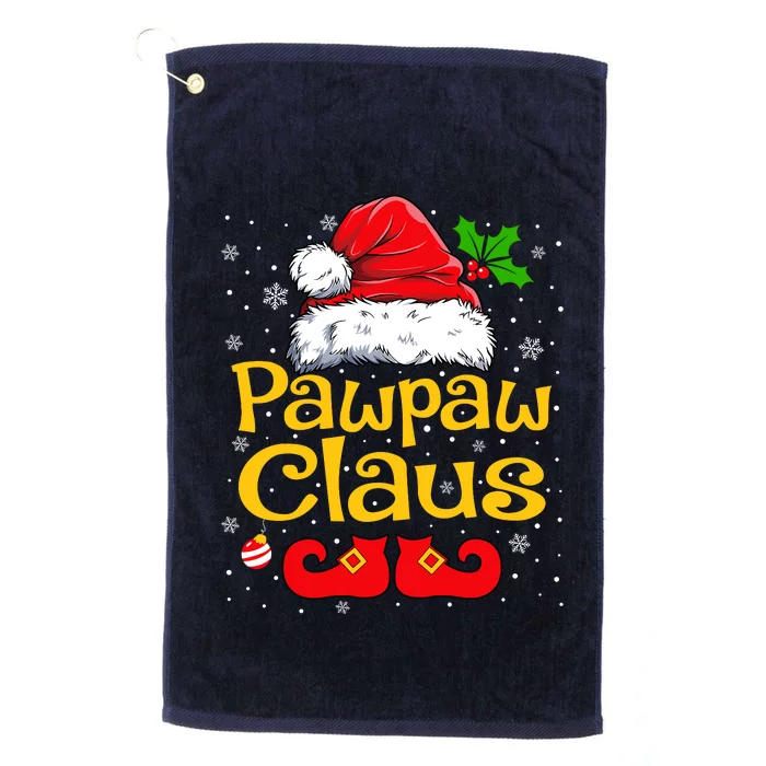 Matching Family Christmas Santa Hat Xmas Funny Pawpaw Claus Platinum Collection Golf Towel