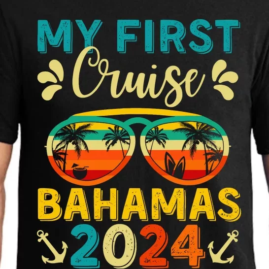 My First Cruise Bahamas 2024 Family Vacation Travel Ship Pajama Set