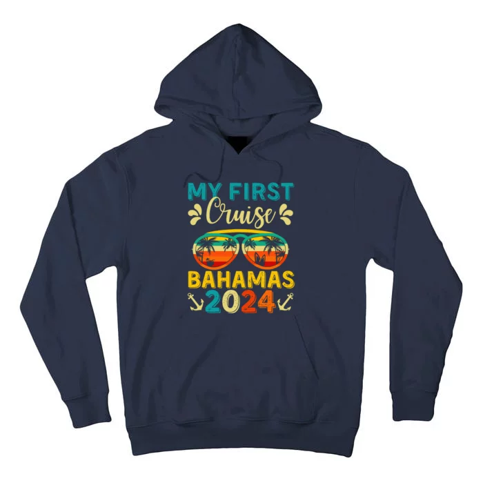 My First Cruise Bahamas 2024 Family Vacation Travel Ship Tall Hoodie