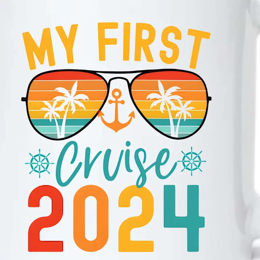 My First Cruise 2024 Cruising Team 2024 Matching Team Black Color Changing Mug