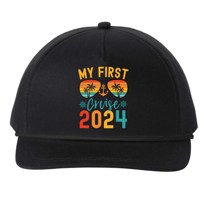 My First Cruise 2024 Cruising Team 2024 Matching Team Snapback Five-Panel Rope Hat