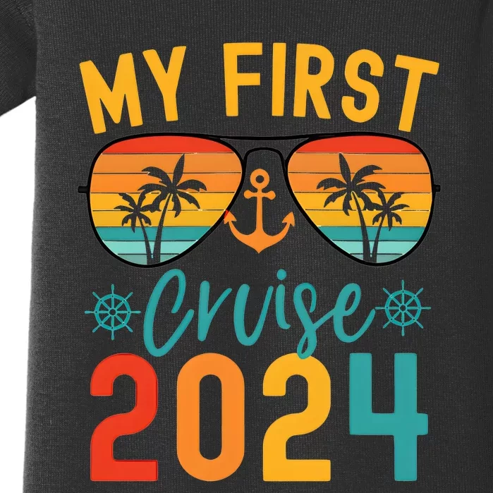 My First Cruise 2024 Cruising Team 2024 Matching Team Baby Bodysuit