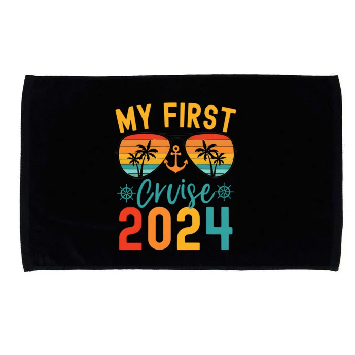 My First Cruise 2024 Cruising Team 2024 Matching Team Microfiber Hand Towel