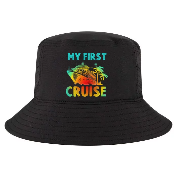 My First Cruise 2024 Group Family Vacation Ship Travel Cool Comfort Performance Bucket Hat