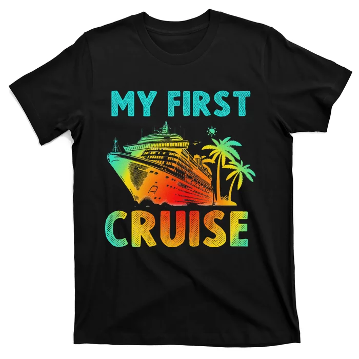 My First Cruise 2024 Group Family Vacation Ship Travel T-Shirt