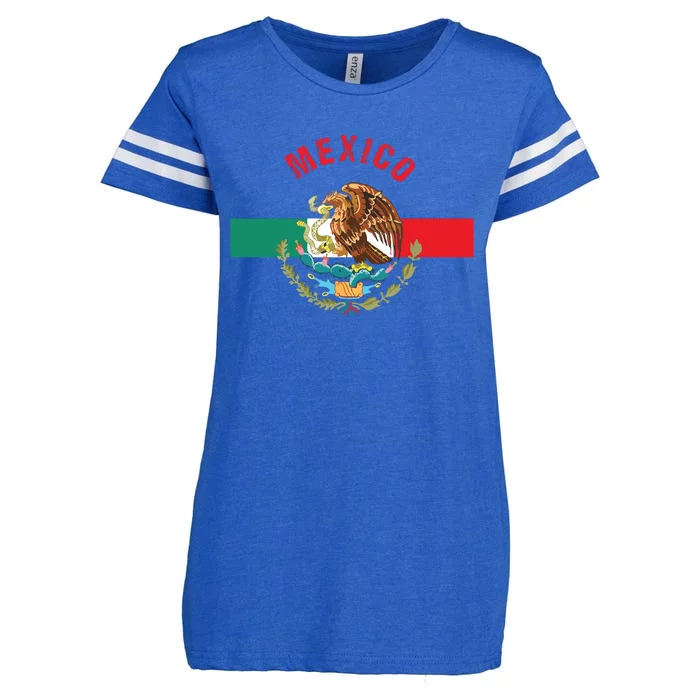 Mexican Flag Camiseta WomenMEXICO T Gift Enza Ladies Jersey Football T-Shirt