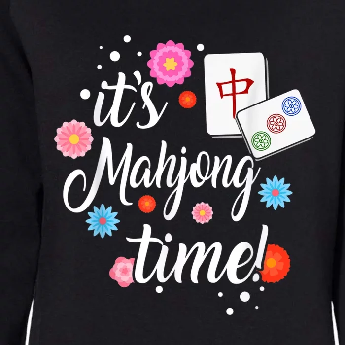 Mahjong For Chinese Or Mahjong Player Womens California Wash Sweatshirt