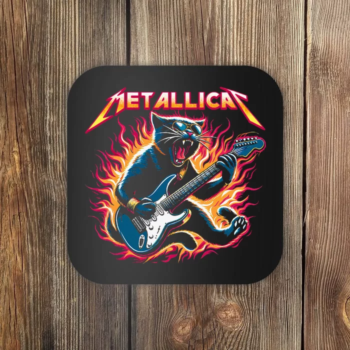 Metallicat Funny Cat Coaster