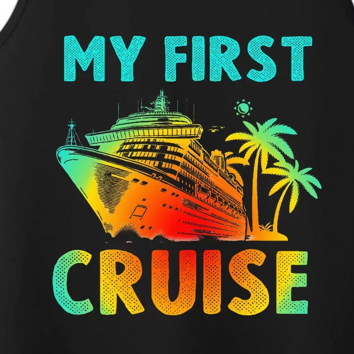 My First Cruise 2024 Group Family Vacation Performance Tank