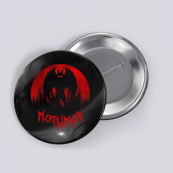 Mothman Folklore Cryptid Button