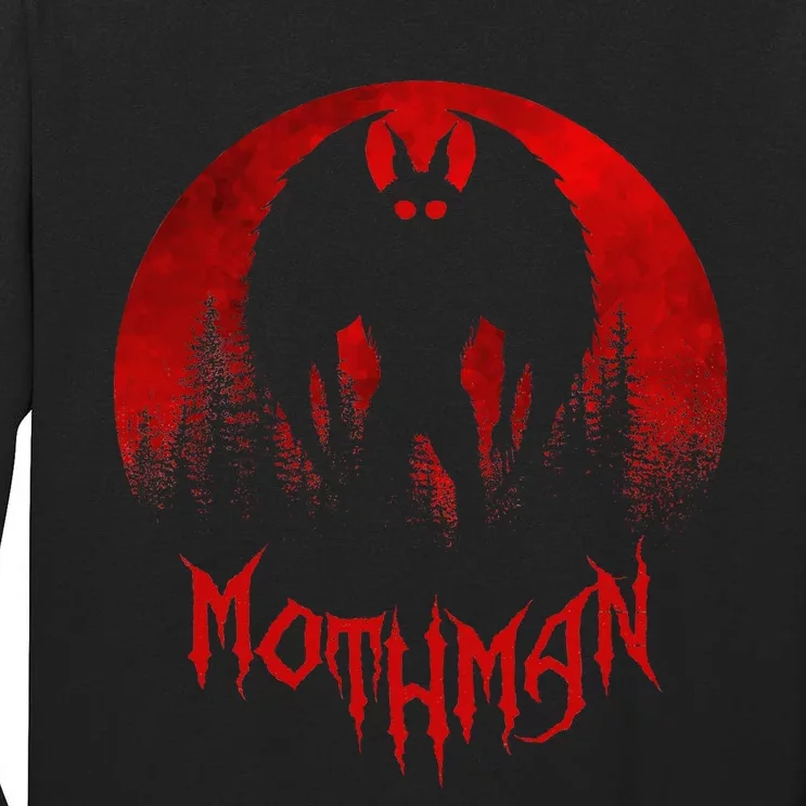 Mothman Folklore Cryptid Tall Long Sleeve T-Shirt