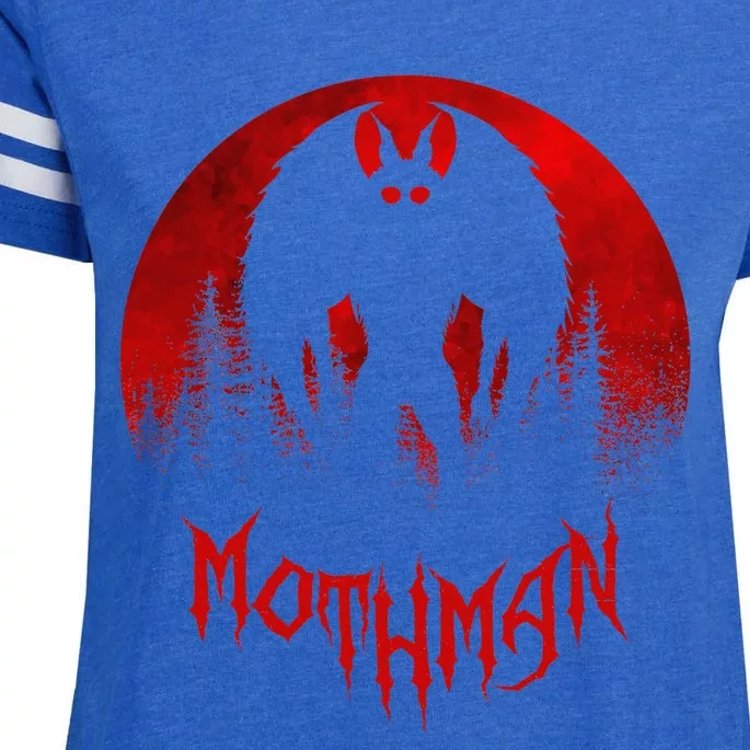 Mothman Folklore Cryptid Enza Ladies Jersey Football T-Shirt