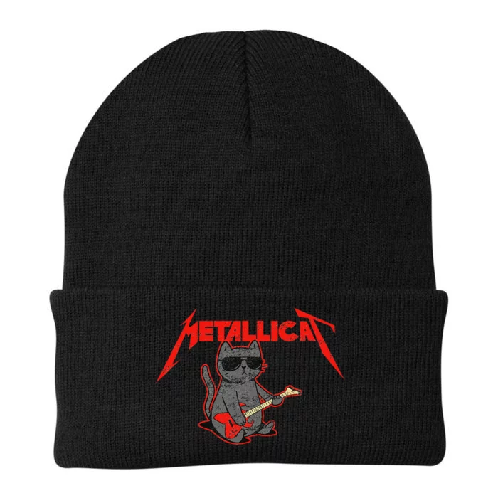 Metallicat Funny Cat Knit Cap Winter Beanie