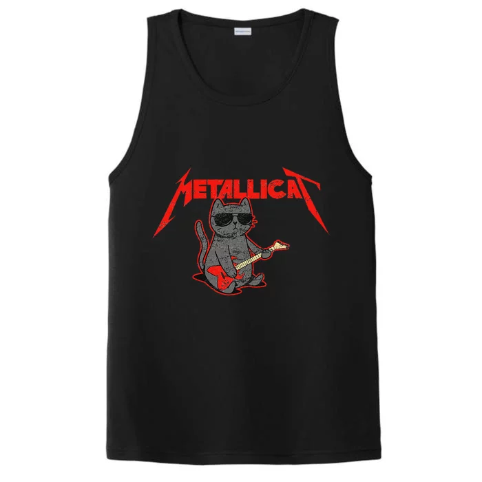 Metallicat Funny Cat Performance Tank