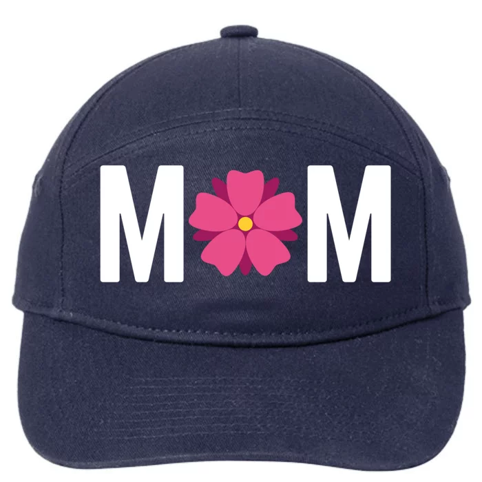 Mom Flower Cute Floral 'S International 'S Day Gift 7-Panel Snapback Hat