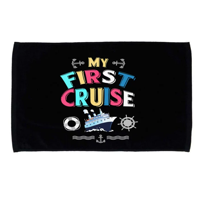 My First Cruise Girls And Boys Rookie Travelers Microfiber Hand Towel