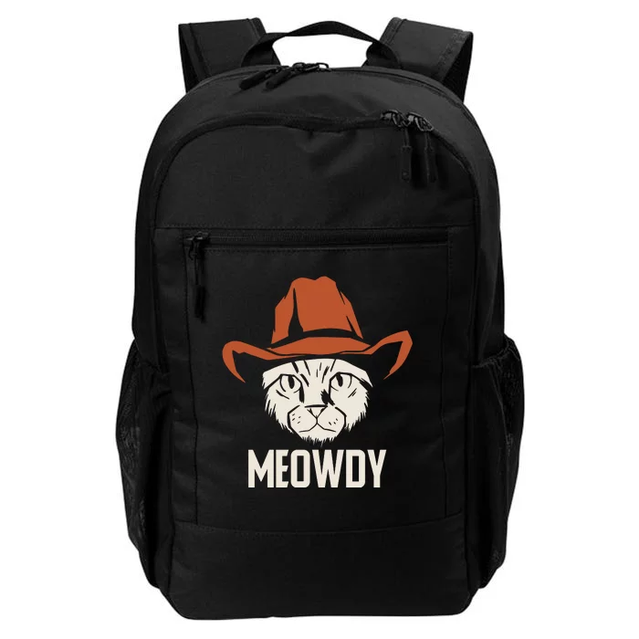 Meowdy Funny Cat Cowboy Daily Commute Backpack