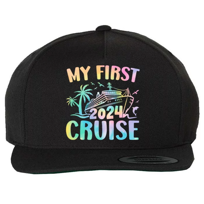 My First Cruise 2024 Vacation Cruise Ship Wool Snapback Cap