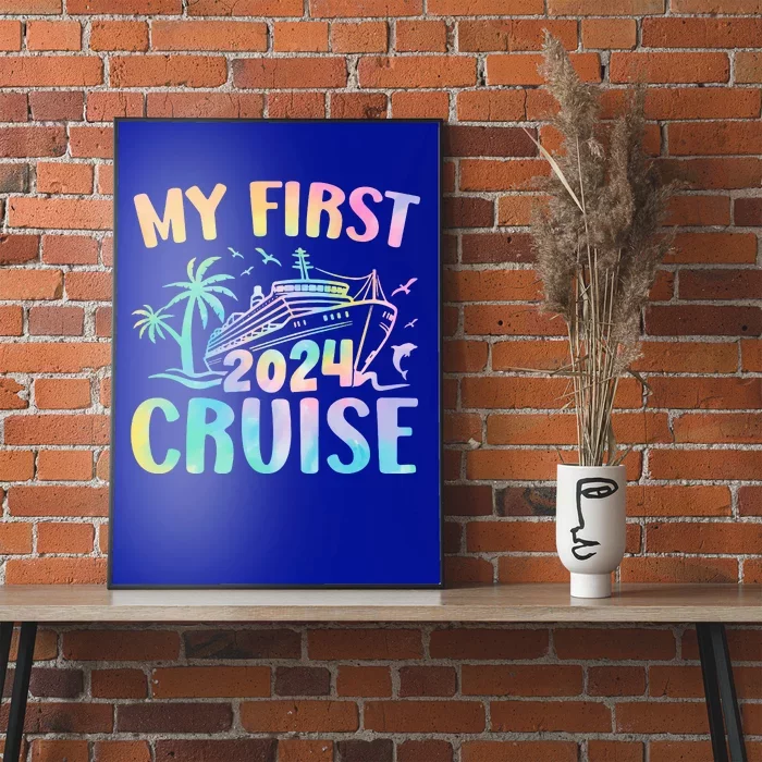 My First Cruise 2024 Vacation Cruise Ship Poster