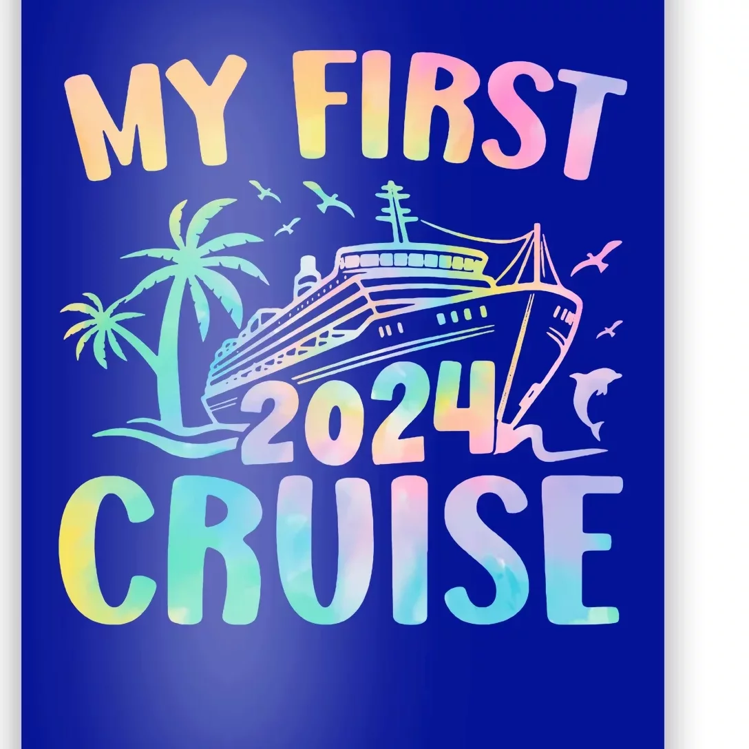 My First Cruise 2024 Vacation Cruise Ship Poster