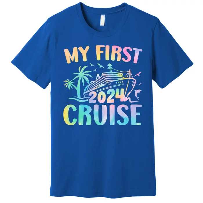 My First Cruise 2024 Vacation Cruise Ship Premium T-Shirt