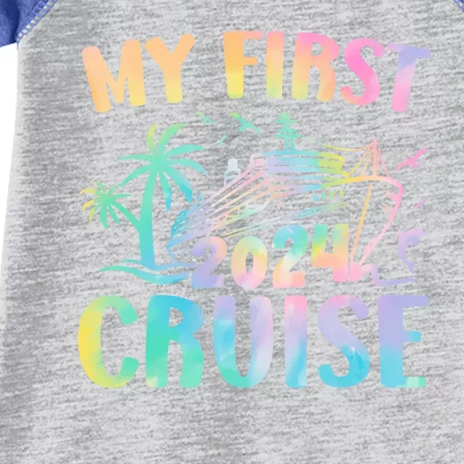 My First Cruise 2024 Vacation Cruise Ship Infant Baby Jersey Bodysuit