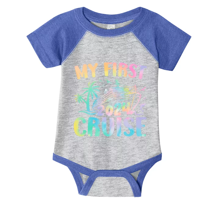 My First Cruise 2024 Vacation Cruise Ship Infant Baby Jersey Bodysuit