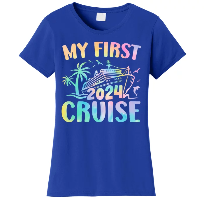 My First Cruise 2024 Vacation Cruise Ship Women's T-Shirt