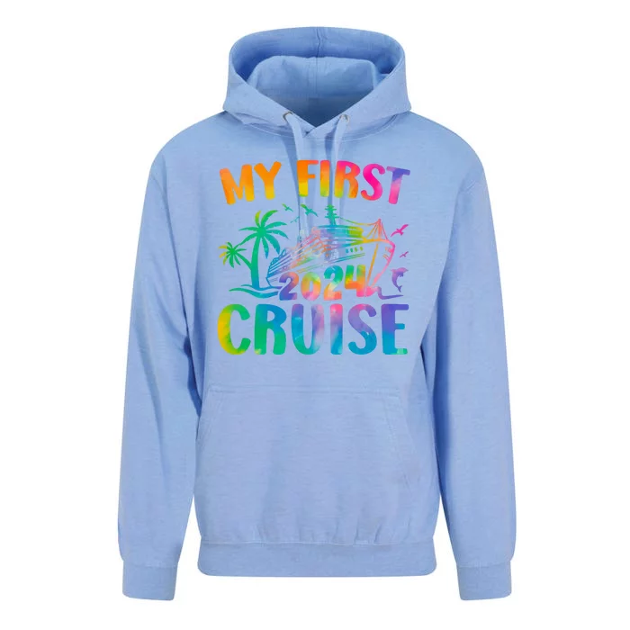 My First Cruise 2024 Vacation Cruise Ship Unisex Surf Hoodie