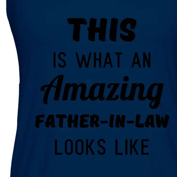 Mens Funny Dad Fathers Day Gift From Daughter Son In Law Ladies Essential Flowy Tank