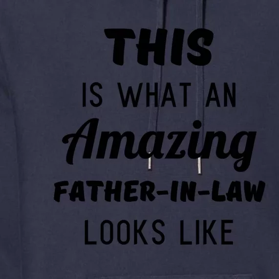 Mens Funny Dad Fathers Day Gift From Daughter Son In Law Premium Hoodie