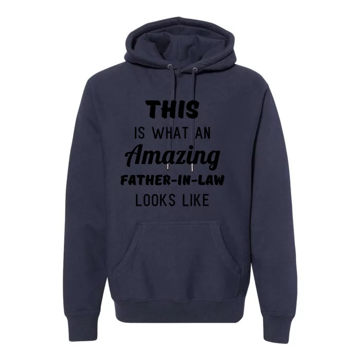 Mens Funny Dad Fathers Day Gift From Daughter Son In Law Premium Hoodie