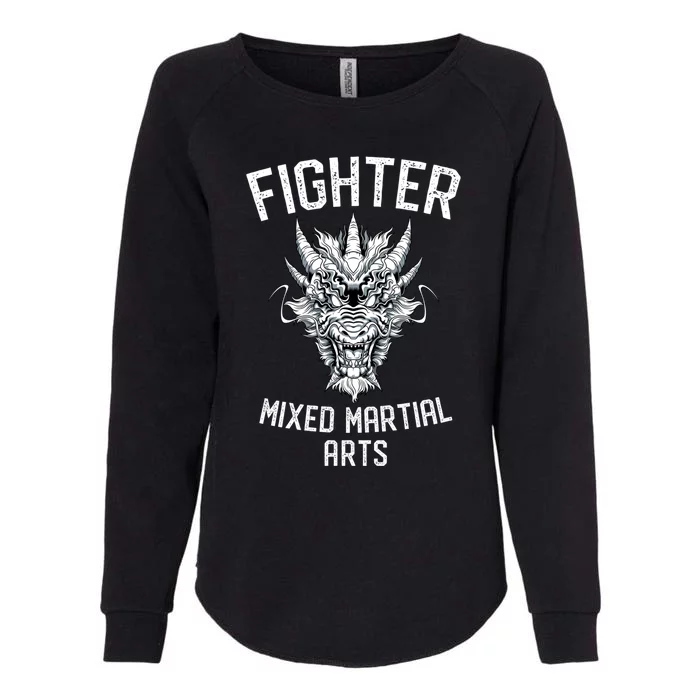 Mma Fighter Dragon Mixed Martial Arts Gift Womens California Wash Sweatshirt