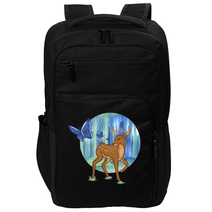 Magic Forest Deer Impact Tech Backpack