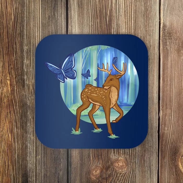 Magic Forest Deer Coaster