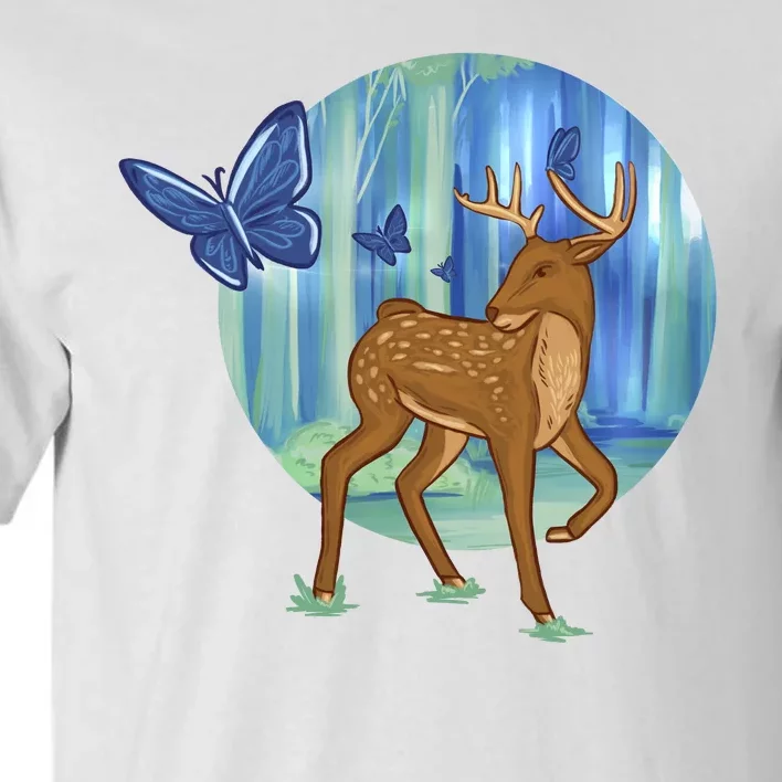 Magic Forest Deer Tall T-Shirt