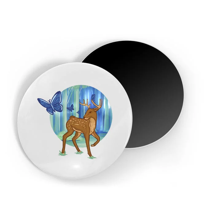 Magic Forest Deer Magnet