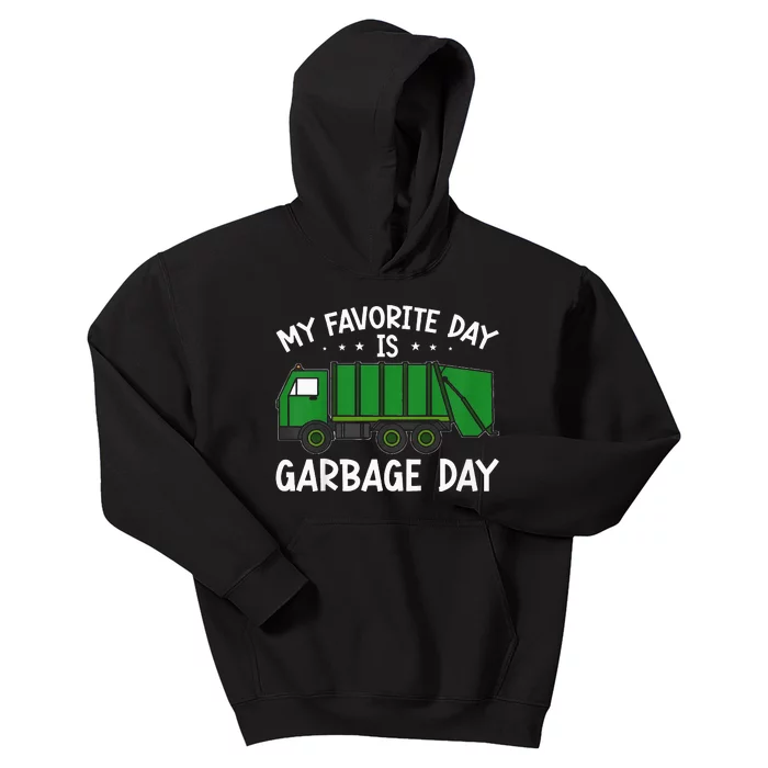 My Favorite Day Is Garbage Day Kids Hoodie