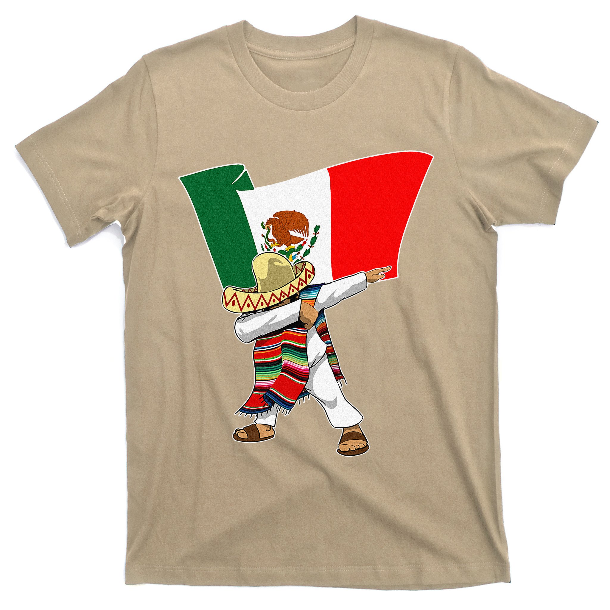 Mexican Flag Dabbing T-Shirt | TeeShirtPalace