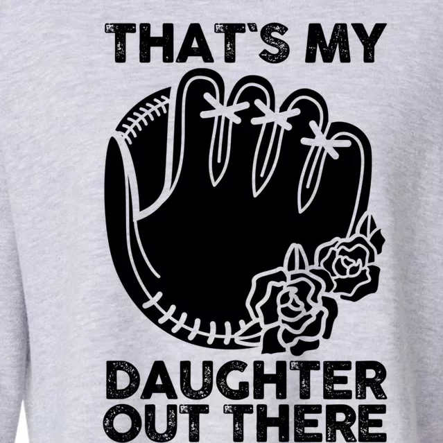 Mother Fater Daughter Dad Mom Baseball Gift Cropped Pullover Crew