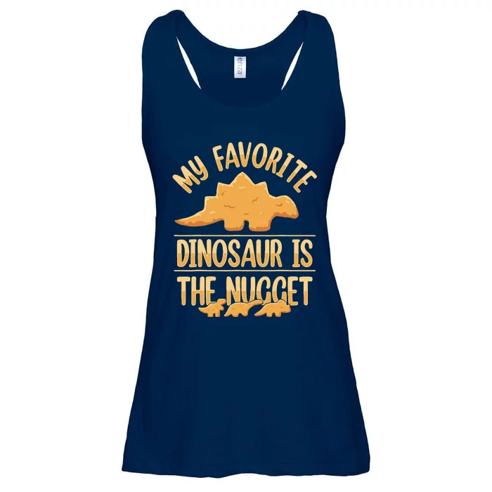 My Favorite Dinosaur Is The Nugget Ladies Essential Flowy Tank