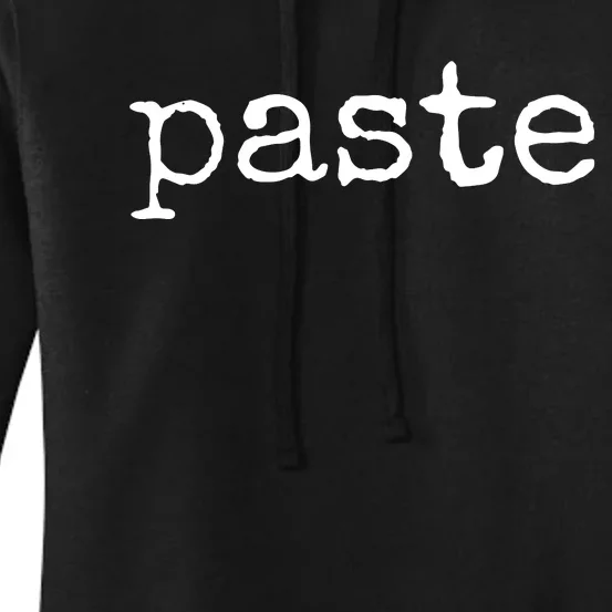 Matching Father's Day Copy Paste Ctrl+C Ctrl+V Funny Women's Pullover Hoodie